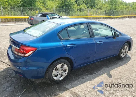 2014 Honda Civic Lx из США, поврежденный, VIN 19XFB2F5XEE257846